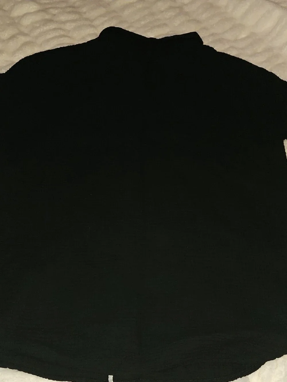 Shade & Shore Black Long-Sleeve Button-Down Shirt